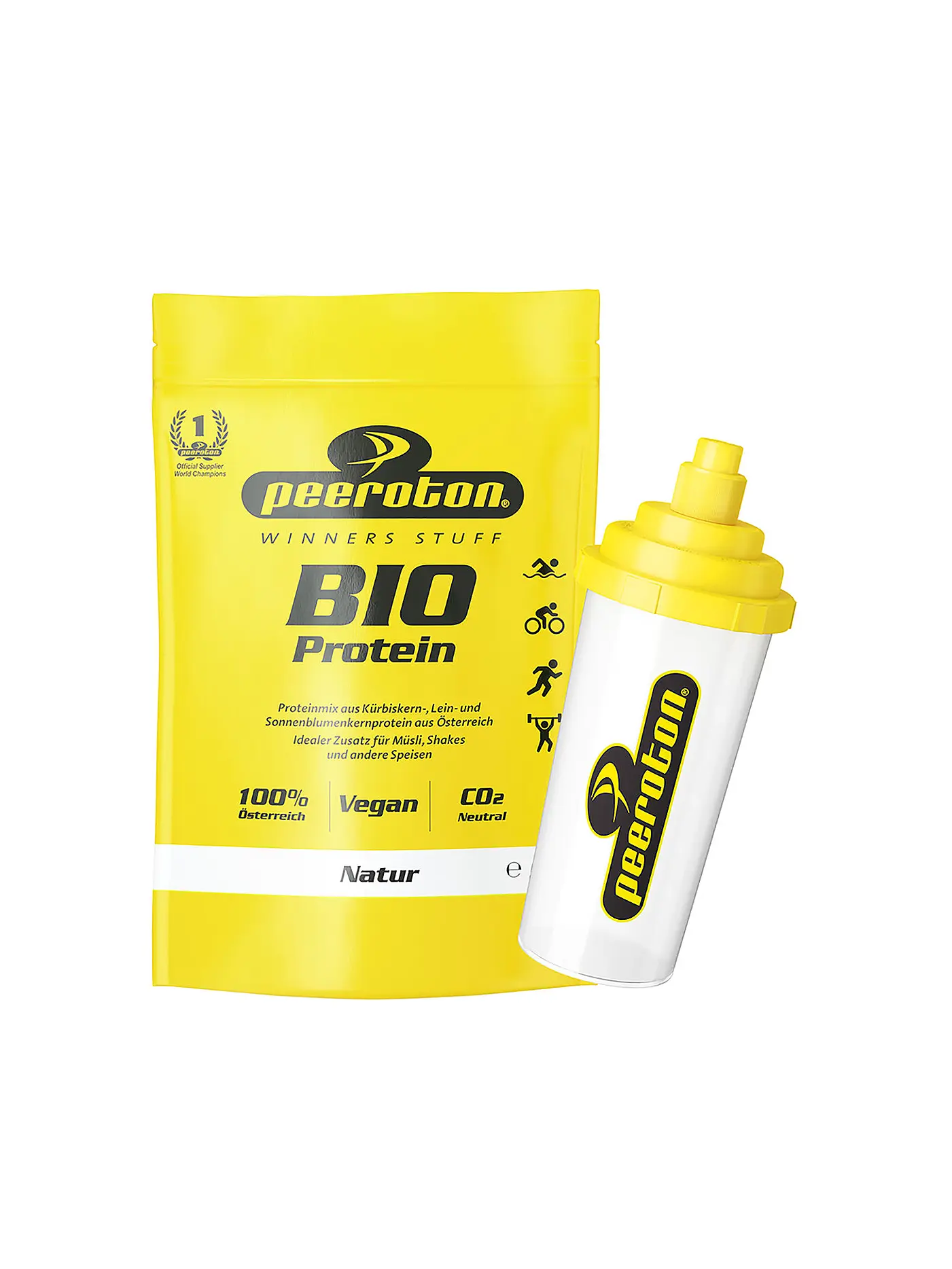 PEEROTON | Getränkepulver Bio Protein 500g Vanille | bunt